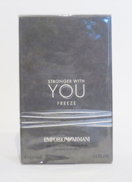 Emporio Armani  - Stronger with you Freeze Eau de Toilette Spray 100 ml-Neu-OvP-